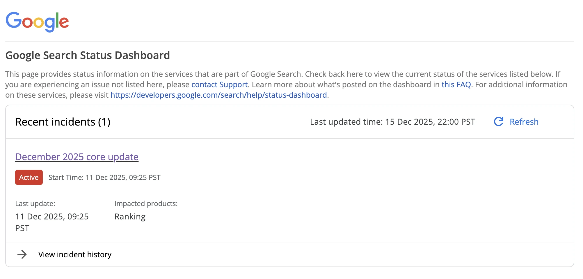 Google Algorithm Update