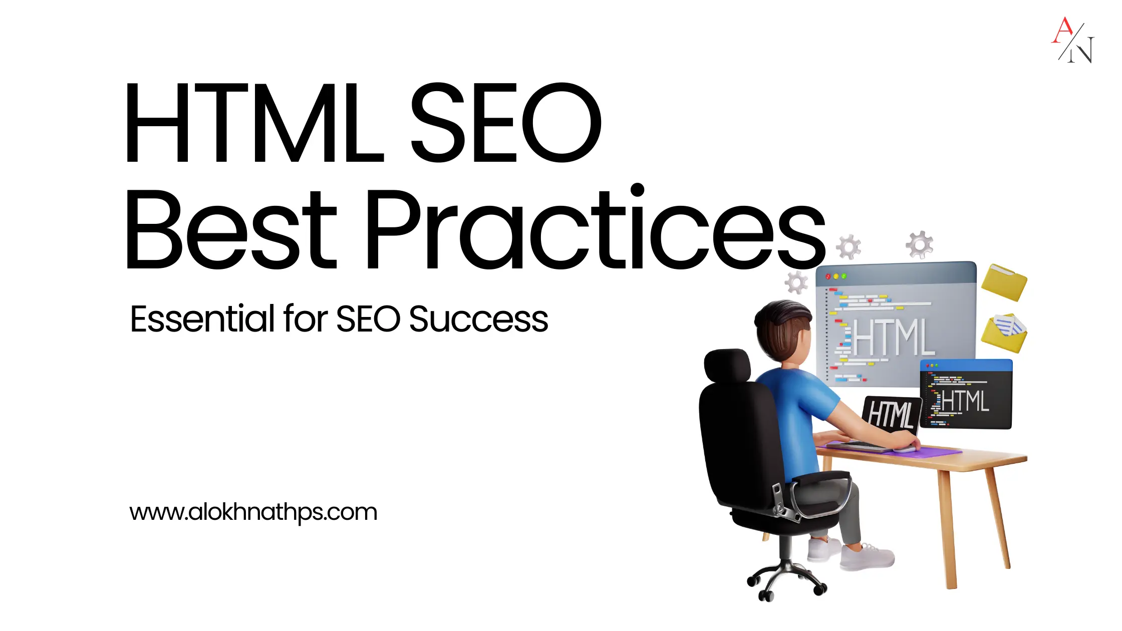 HTML code showing SEO best practices and semantic structure